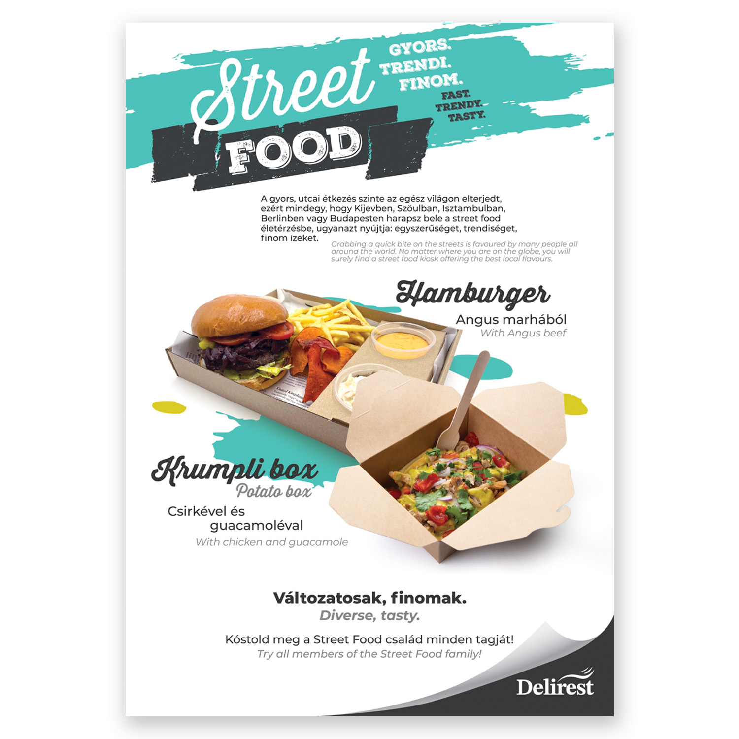 A Delirest Street Food koncepciója